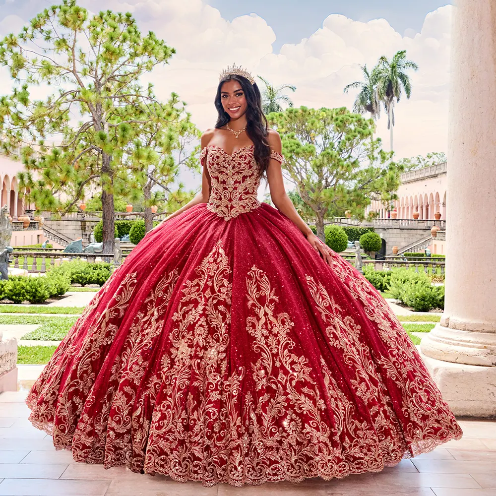 VESTIDO PR12264 Wine Gold