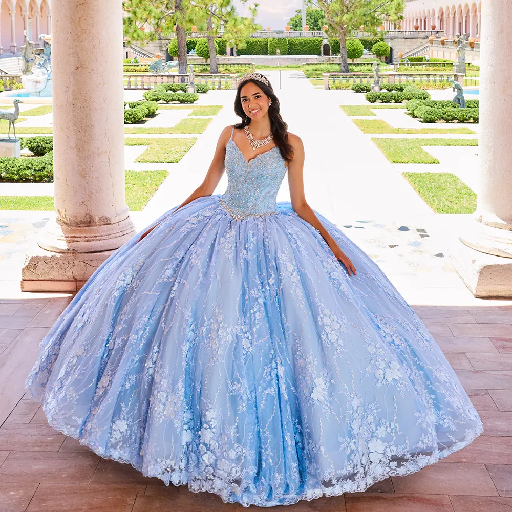VESTIDO PR12268 Light Blue