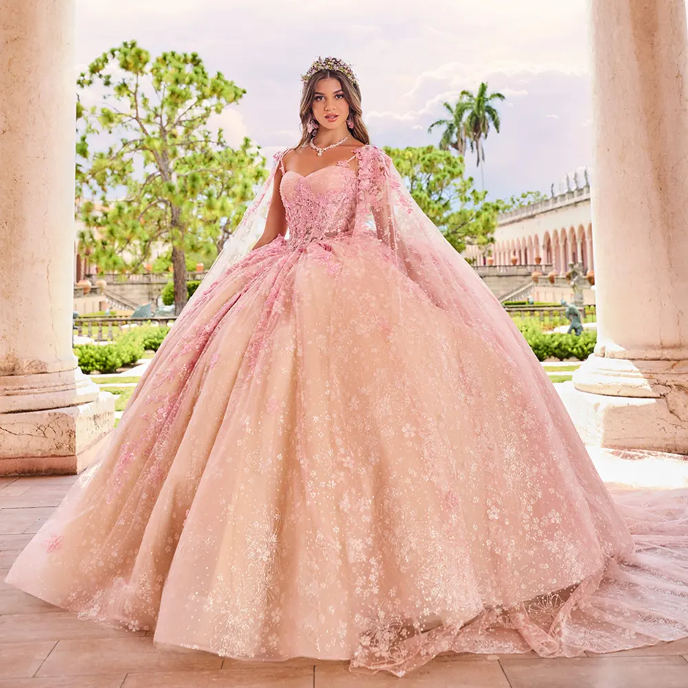 VESTIDO PR30158 Pink Champagne