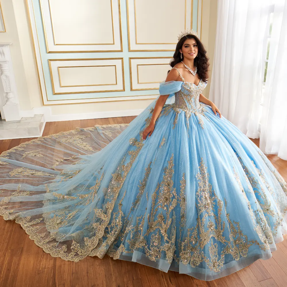 VESTIDO PR30192 CelestialBlue