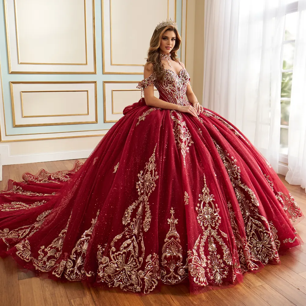 VESTIDO PR30198 WineGold