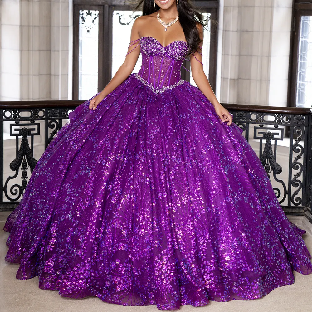 Vestido Q1021 Dark Purple