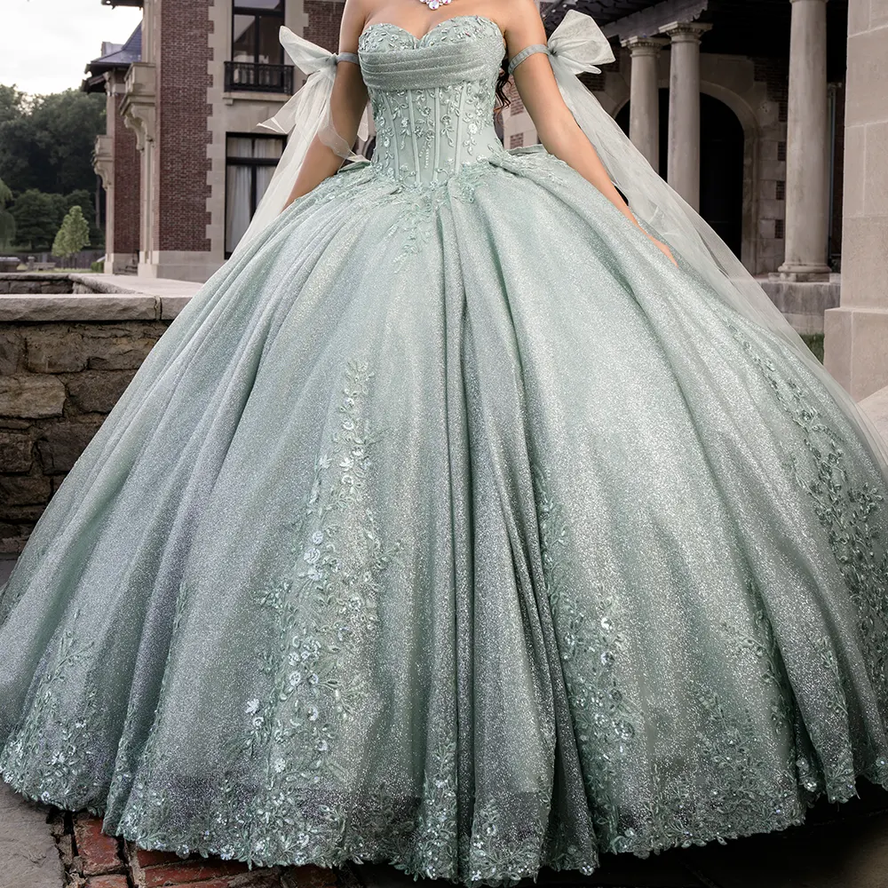 Vestido Q1023 Sage