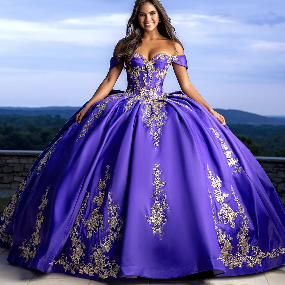 Vestido Q1025 Royal Purple
