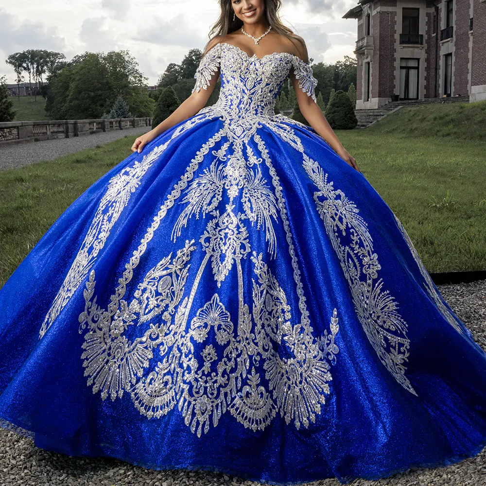 Vestido Q1033 Royal