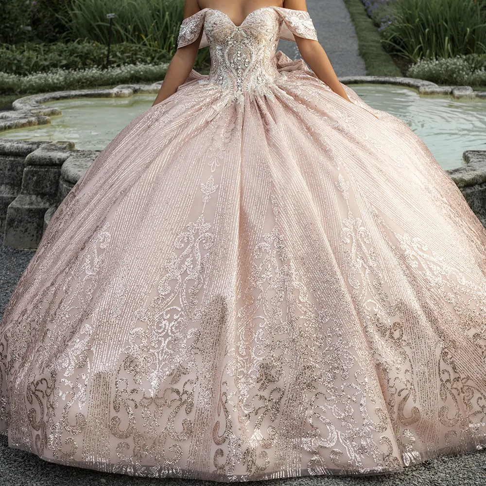 Vestido Q1037 Rose