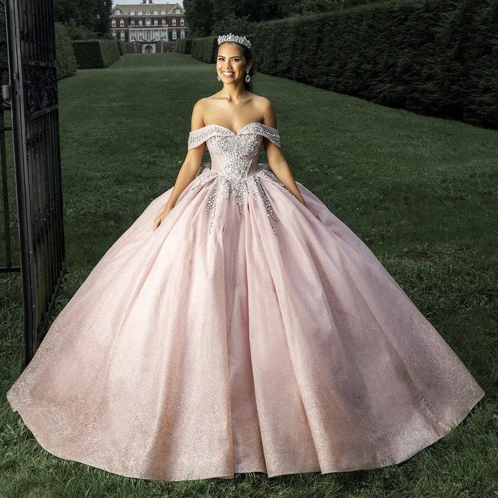 Vestido Q1040 Rose Gold