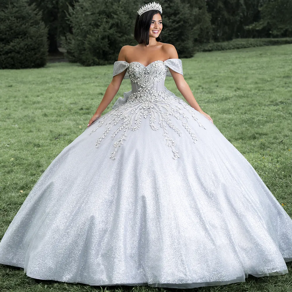 Vestido Q1041 Silver