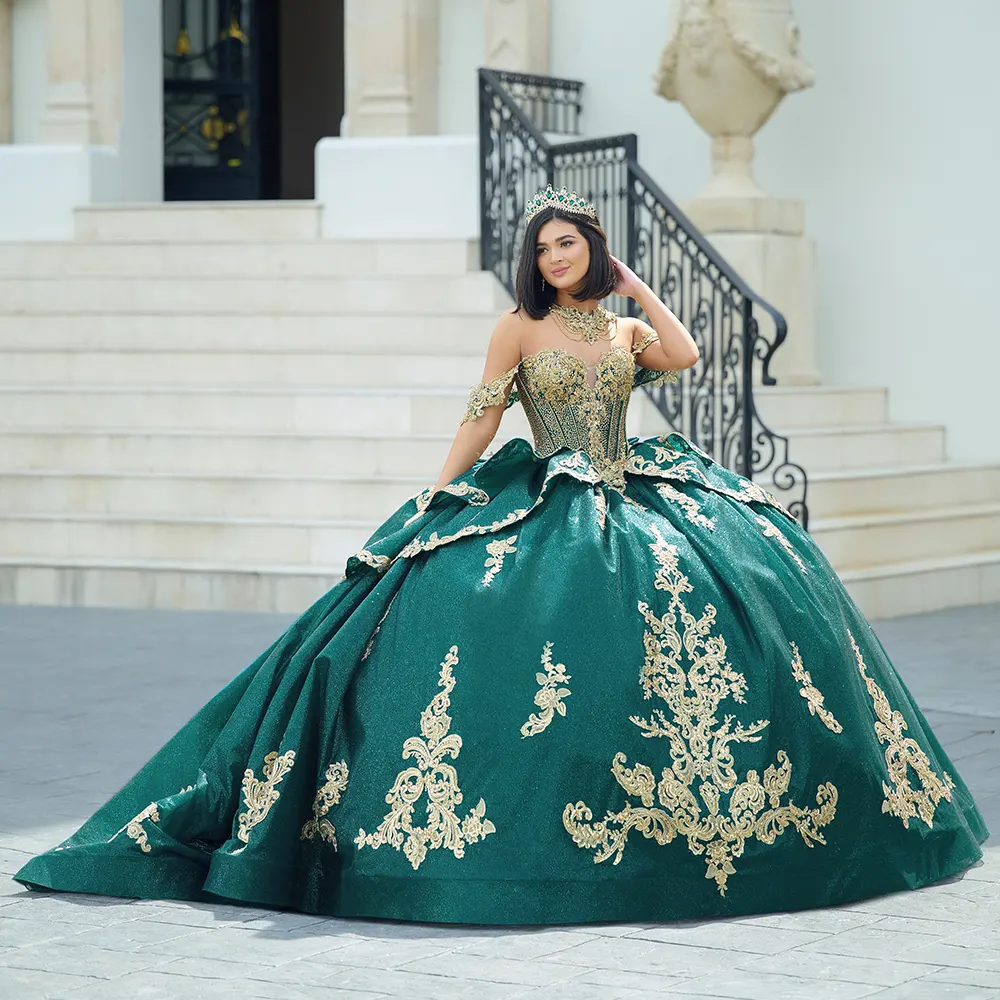 Vestido Q1050 Campaign Emerald