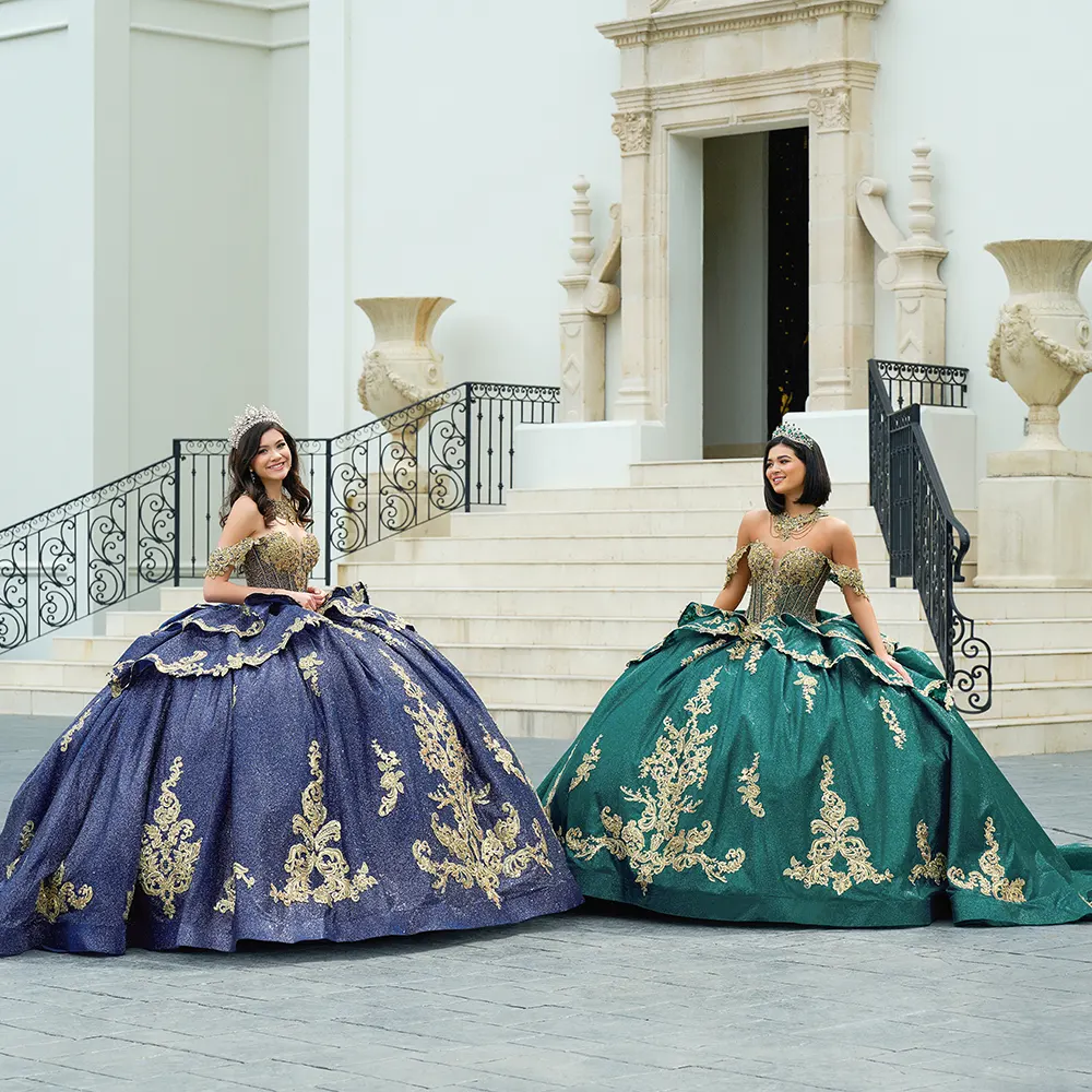 Vestido Q1050 Campaign Navy Emerald