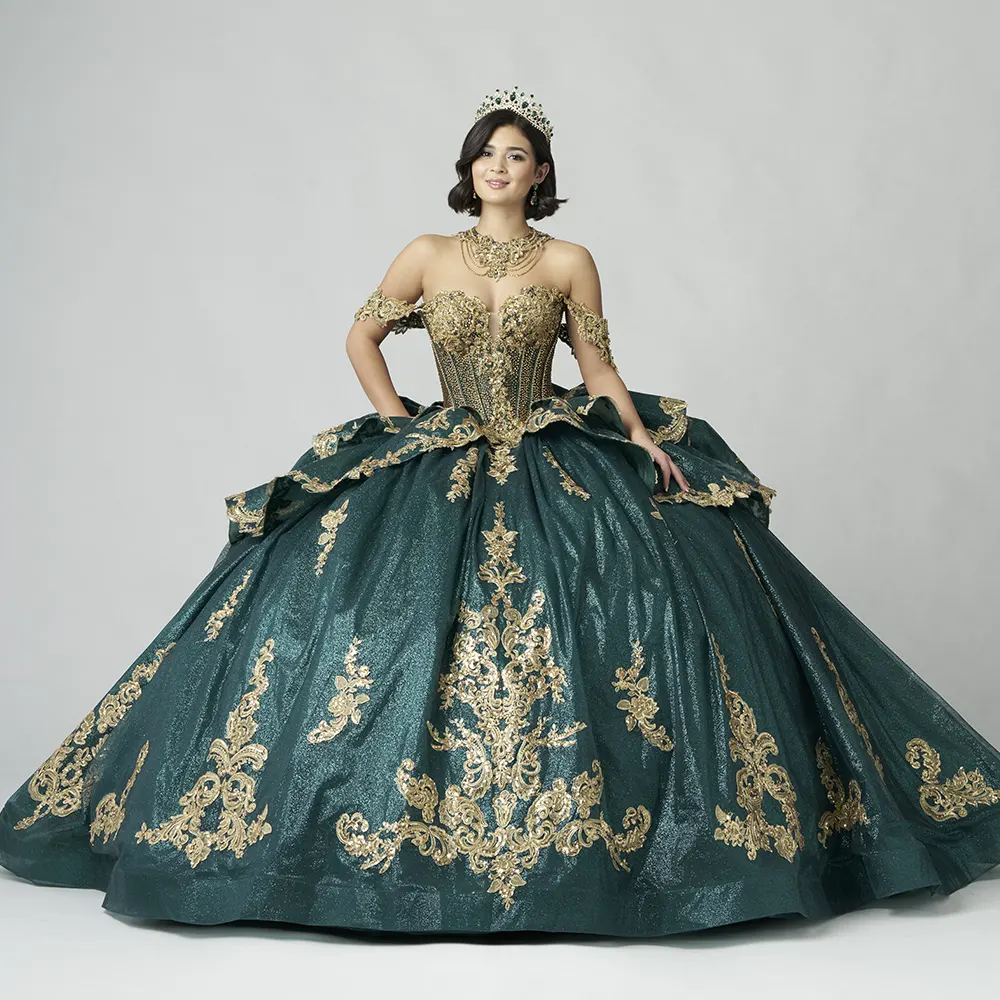 Vestido Q1050 Emerald