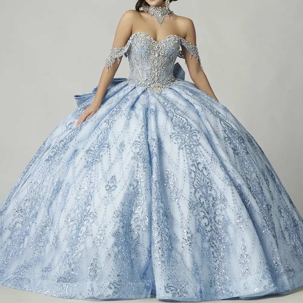Vestido Q1052 Blue