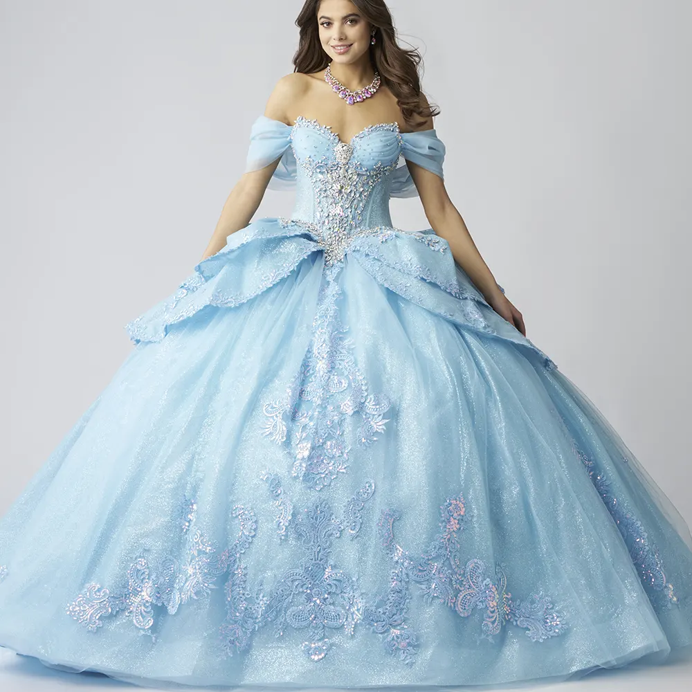 Vestido Q1054 Sky Blue