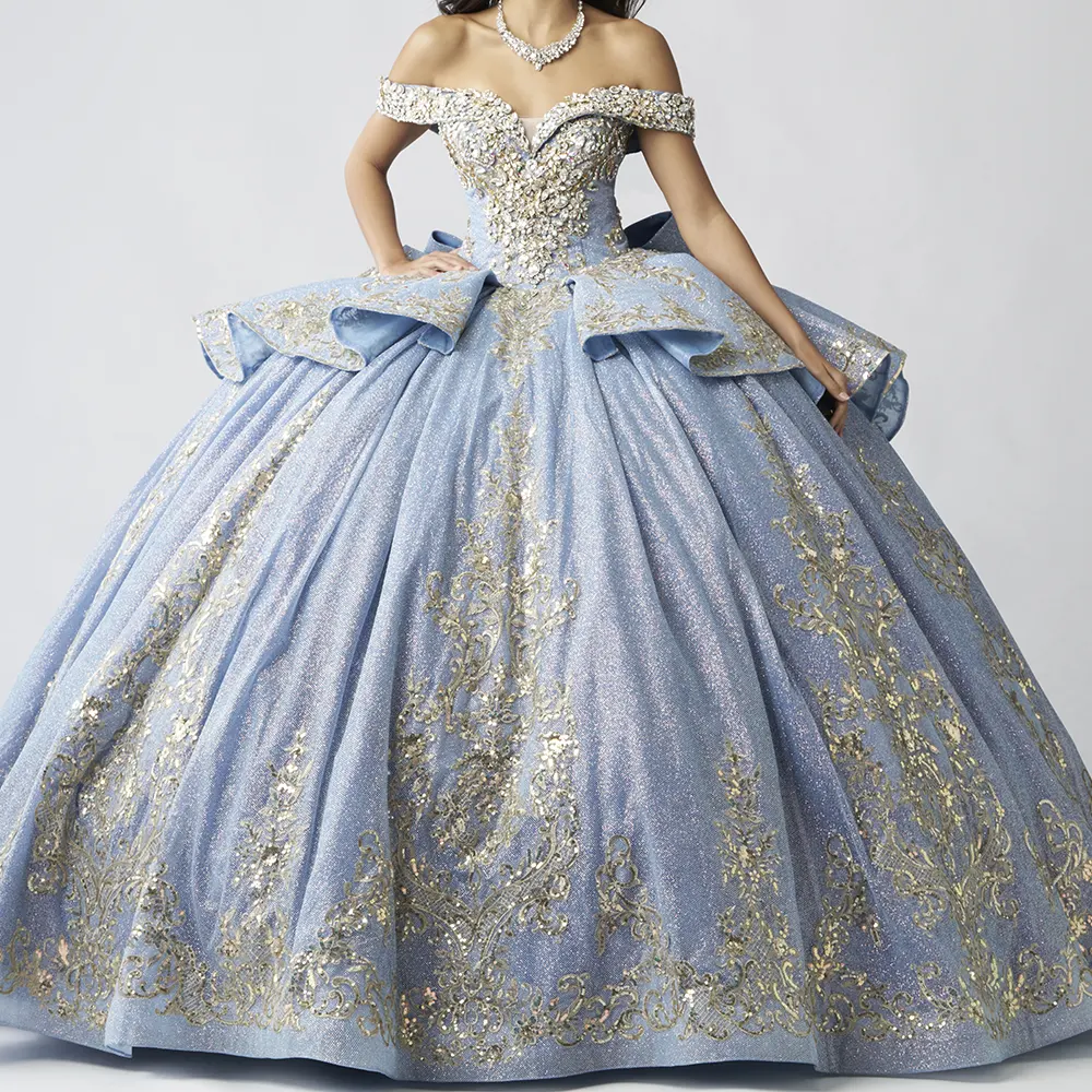 Vestido Q1058 Slate Blue