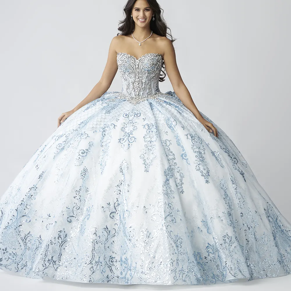 Vestido Q1059 Lt Blue