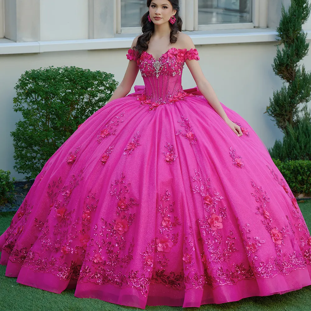 Vestido Q1063 Campaign Fuchsia