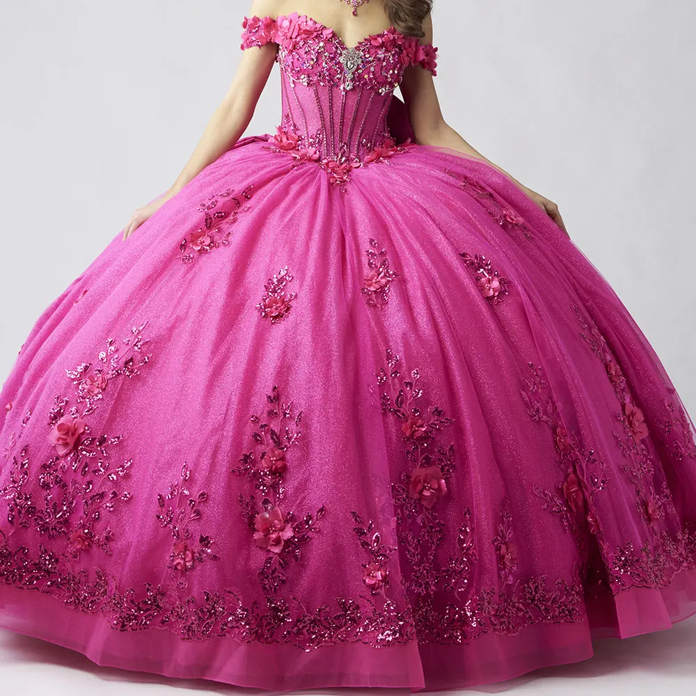 Vestido Q1063 Fuchsia