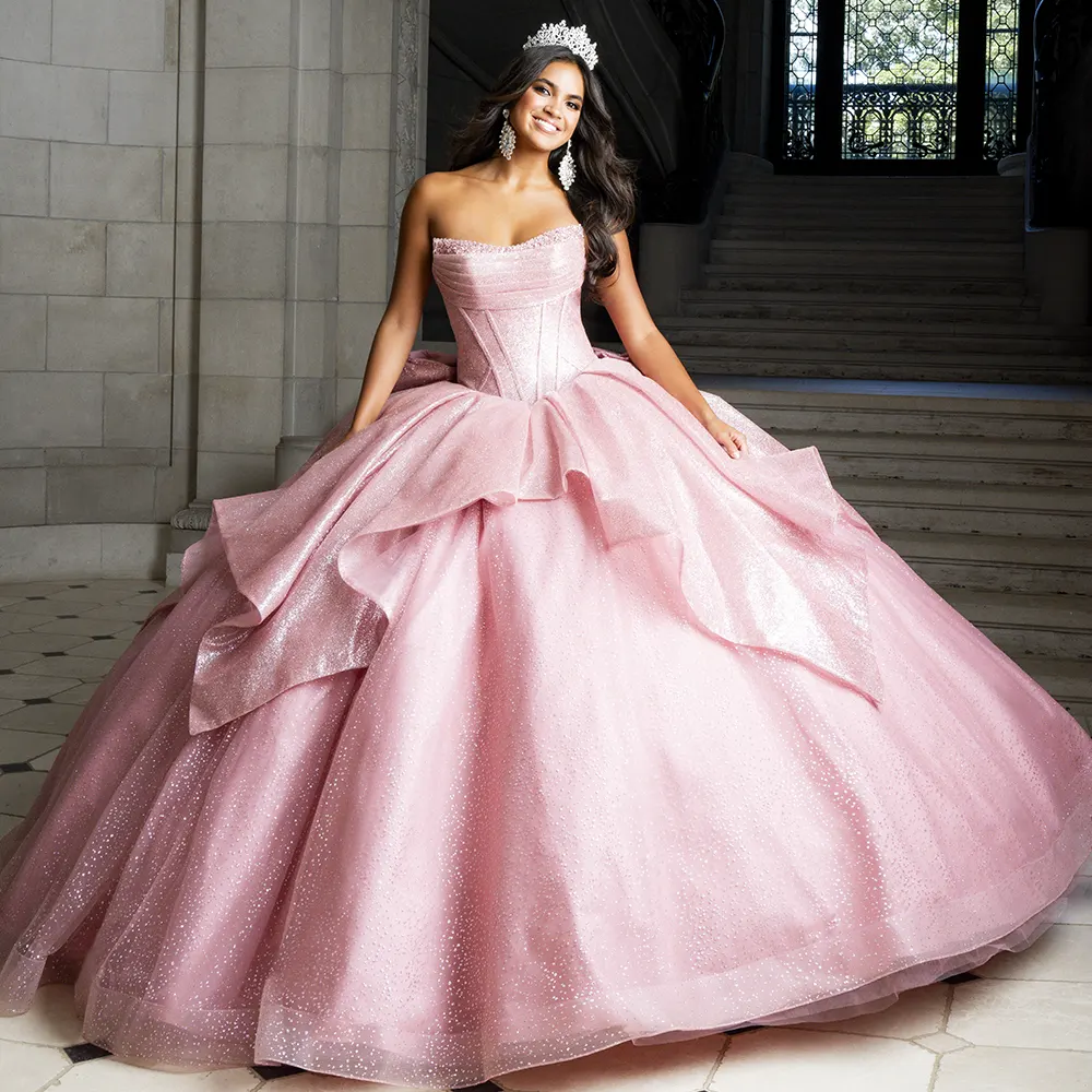 Vestido QA111 Blush Rose Gold