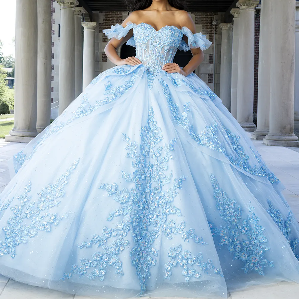 Vestido QA112 Sky Blue