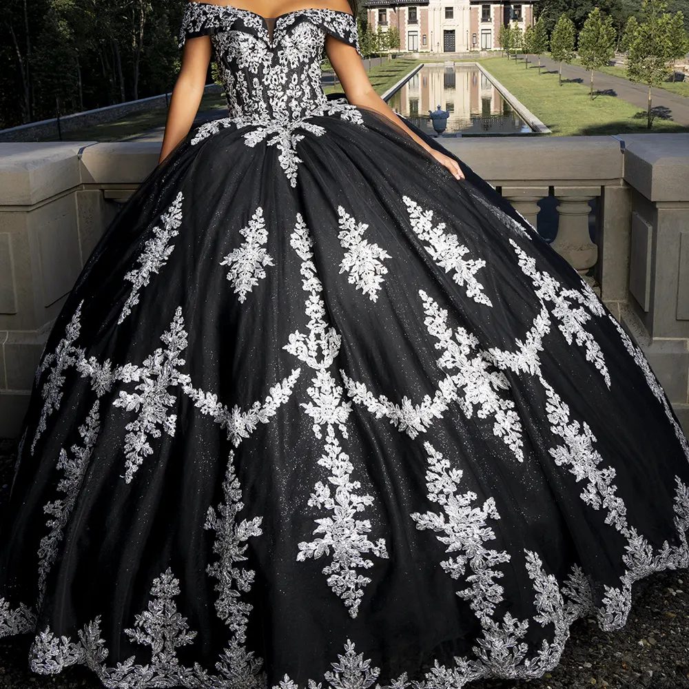 Vestido QA114 Black Silver